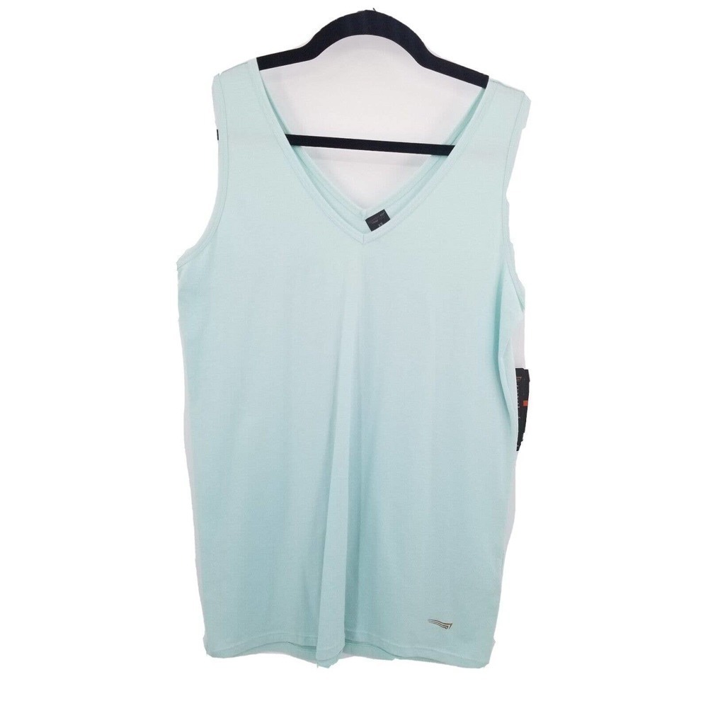 Copper Fit Pro XS mint green athletic tank top womens reversible sleeveless